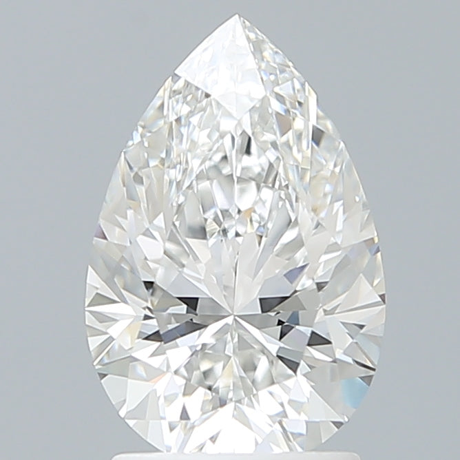 2.08 Carat Pear Shaped, Excellent Cut, E Color, VVS1 Clarity, IGI Certified Lab Grown Diamond