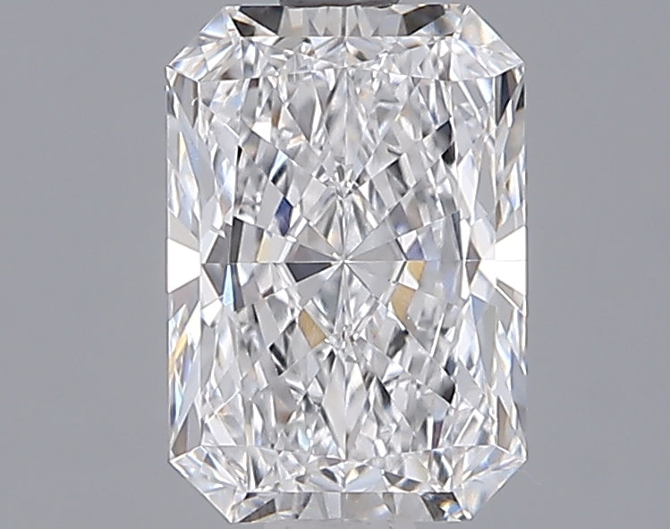 1.54 Carat Radiant Shaped, Ideal Cut, D Color, VVS1 Clarity, IGI Certified Lab Grown Diamond