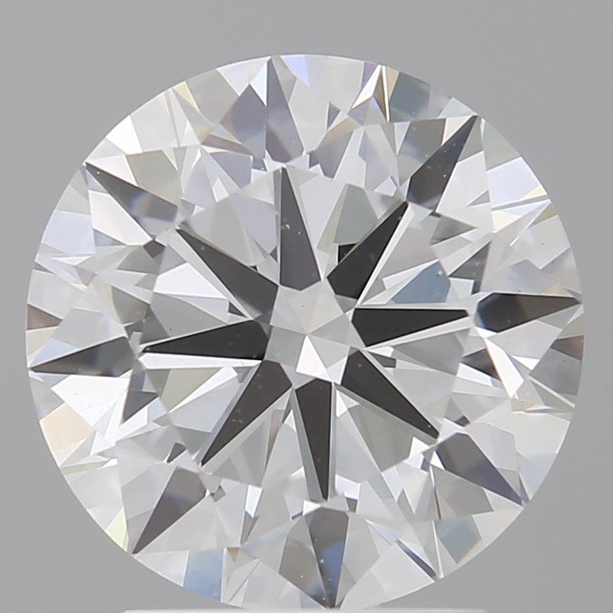 3.00 Carat Round Shaped, Excellent Cut, E Color, VVS2 Clarity, IGI Certified Lab Grown Diamond