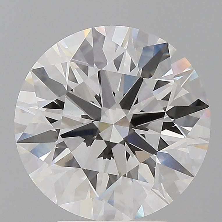 4.09 Carat Round Shaped, Ideal Cut, E Color, VVS2 Clarity, IGI Certified Lab Grown Diamond