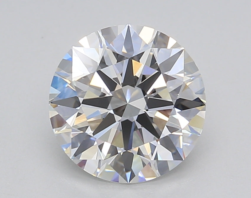 2.02 Carat Round Shaped, Excellent Cut, E Color, VVS2 Clarity, GIA Certified Lab Grown Diamond