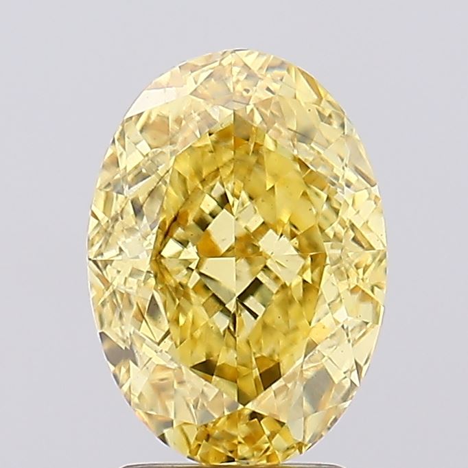3.08 Carat Oval Shaped, Excellent Cut, SI1 Clarity, IGI Certified Lab Grown Diamond