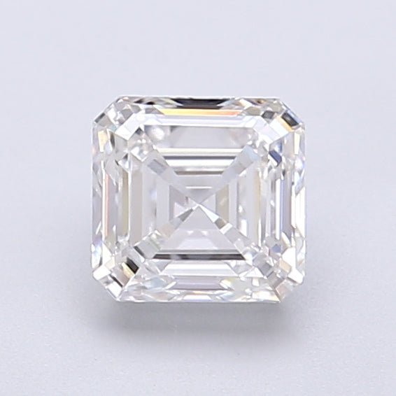 0.91 Carat Asscher Shaped, Very Good Cut, D Color, VVS2 Clarity, IGI Certified Lab Grown Diamond