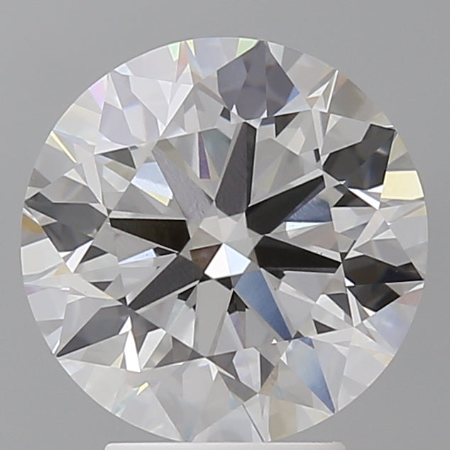 4.02 Carat Round Shaped, Ideal Cut, E Color, VVS2 Clarity, IGI Certified Lab Grown Diamond