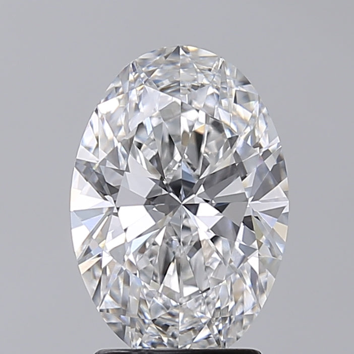 2.50 Carat Oval Shaped, Very Good Cut, E Color, VVS2 Clarity, IGI Certified Lab Grown Diamond