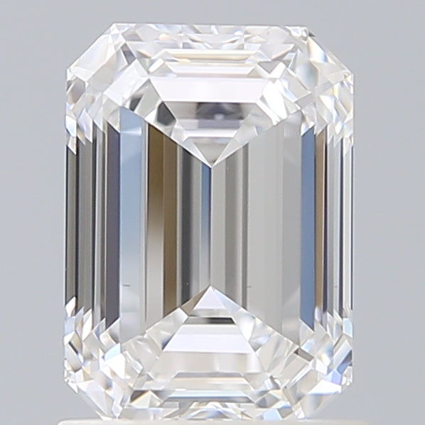 1.51 Carat Emerald Shaped, Ideal Cut, D Color, VS1 Clarity, IGI Certified Lab Grown Diamond