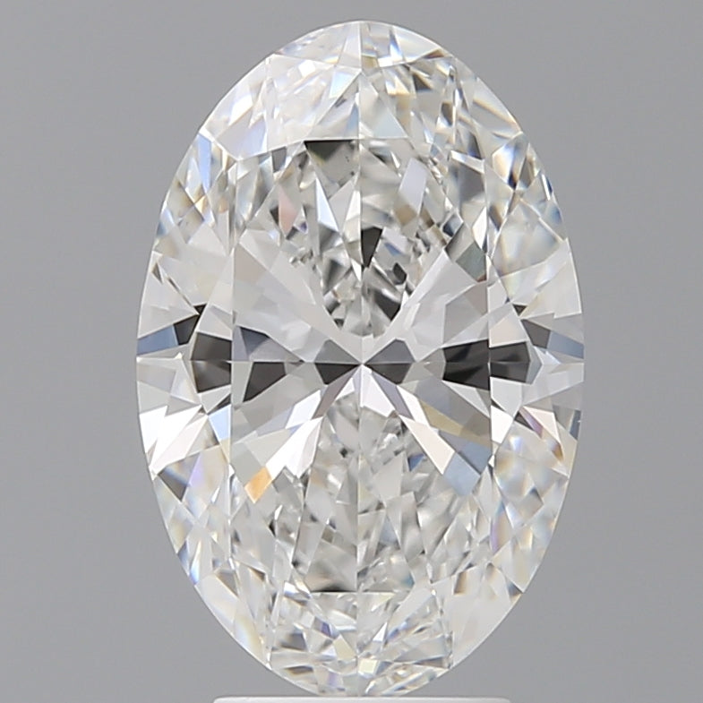 4.02 Carat Oval Shaped, Ideal Cut, E Color, VVS2 Clarity, IGI Certified Lab Grown Diamond