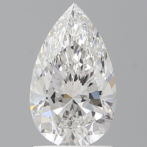 1.56 Carat Pear Shaped, Ideal Cut, E Color, VVS2 Clarity, IGI Certified Lab Grown Diamond