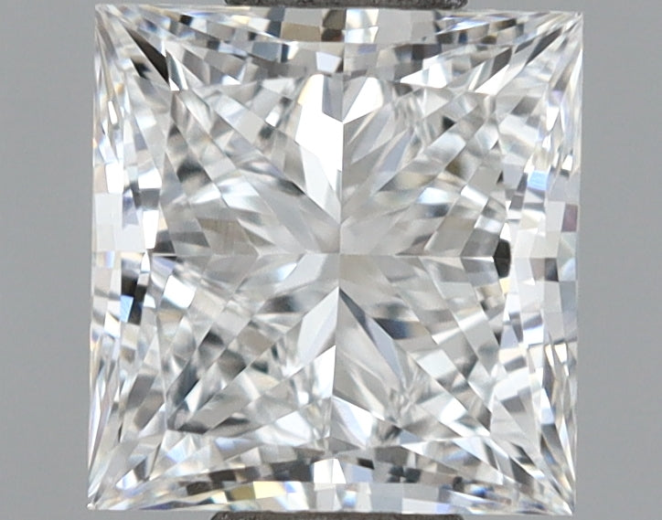 1.01 Carat Princess Shaped, Ideal Cut, D Color, VVS1 Clarity, IGI Certified Lab Grown Diamond