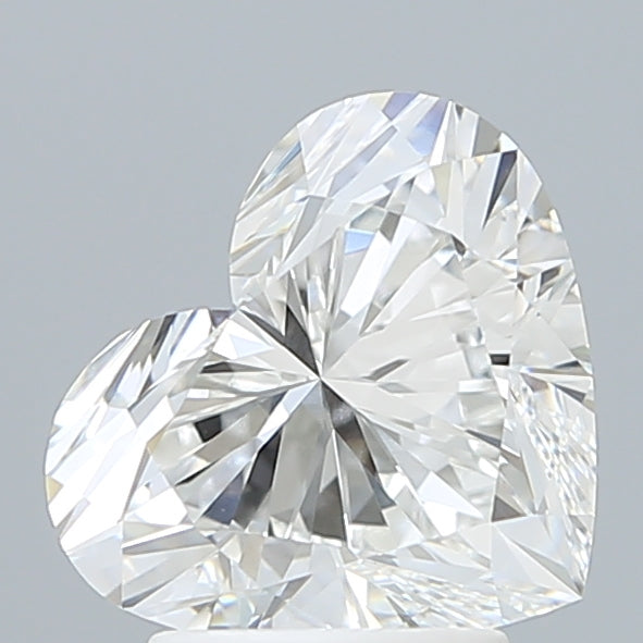 3.01 Carat Heart Shaped, Ideal Cut, F Color, VVS2 Clarity, IGI Certified Lab Grown Diamond