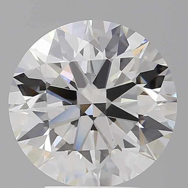 4.09 Carat Round Shaped, Ideal Cut, F Color, VS1 Clarity, IGI Certified Lab Grown Diamond