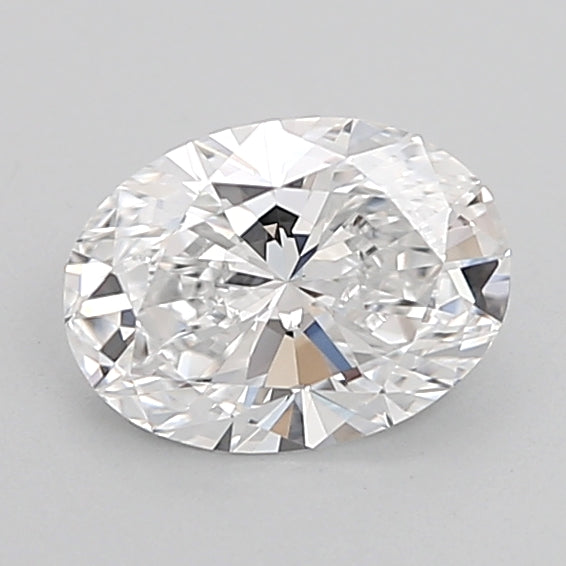 1.06 Carat Oval Shaped, Ideal Cut, D Color, VVS2 Clarity, IGI Certified Lab Grown Diamond