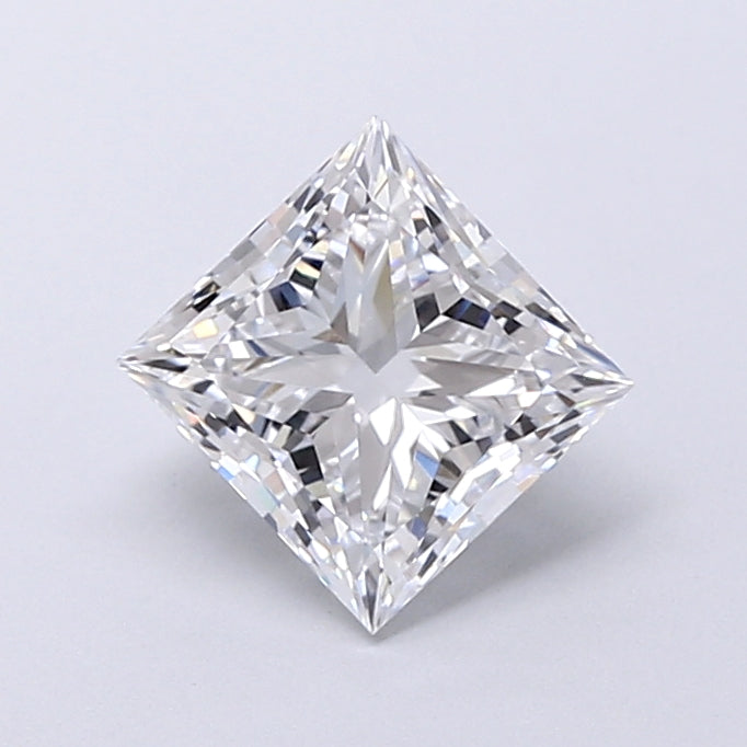 1.63 Carat Princess Shaped, Very Good Cut, D Color, VVS1 Clarity, IGI Certified Lab Grown Diamond