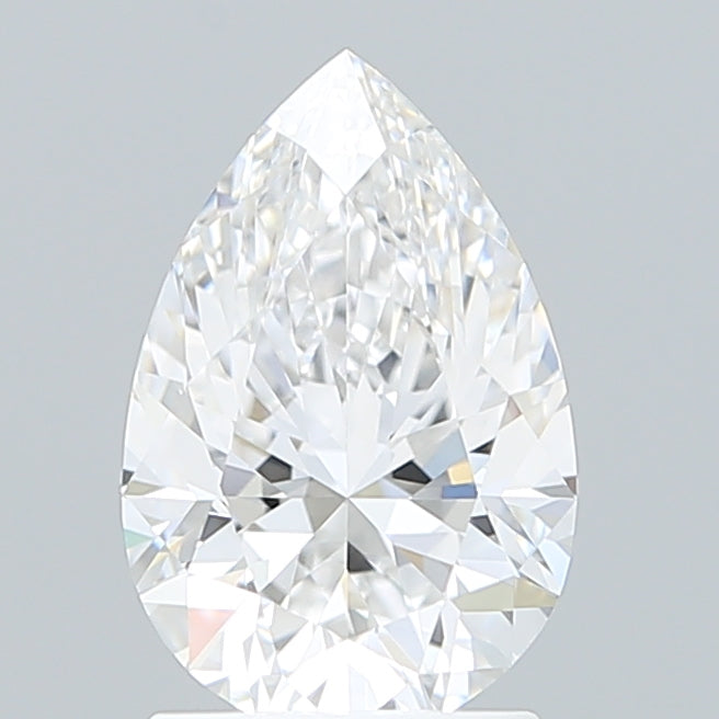 1.89 Carat Pear Shaped, Excellent Cut, D Color, VVS2 Clarity, IGI Certified Lab Grown Diamond