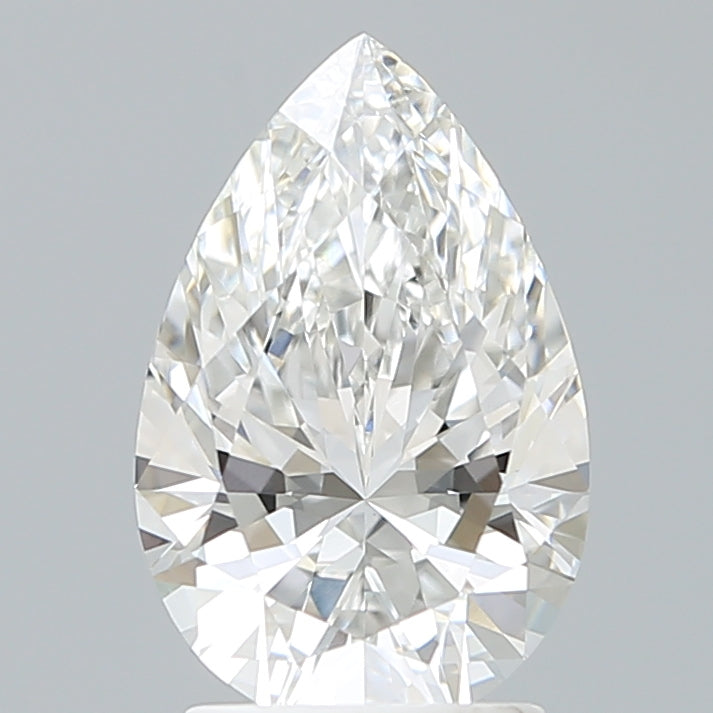 2.22 Carat Pear Shaped, Ideal Cut, E Color, VVS2 Clarity, IGI Certified Lab Grown Diamond