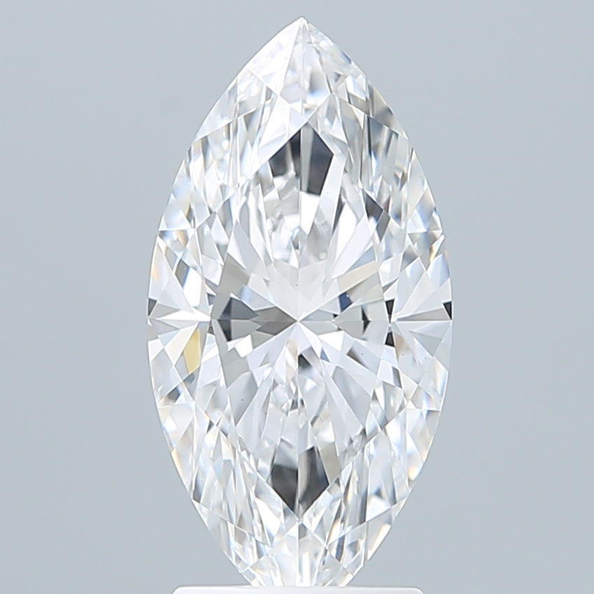 2.60 Carat Marquise Shaped, Excellent Cut, E Color, VS1 Clarity, IGI Certified Lab Grown Diamond