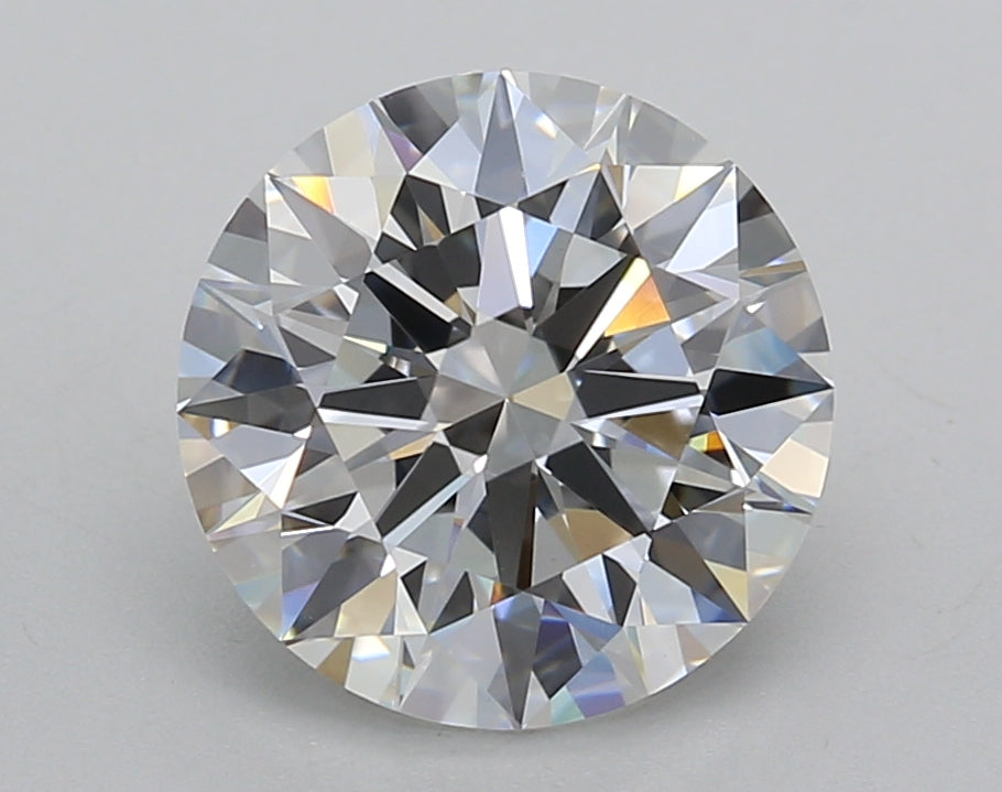 3.20 Carat Round Shaped, Ideal Cut, E Color, VVS2 Clarity, IGI Certified Lab Grown Diamond