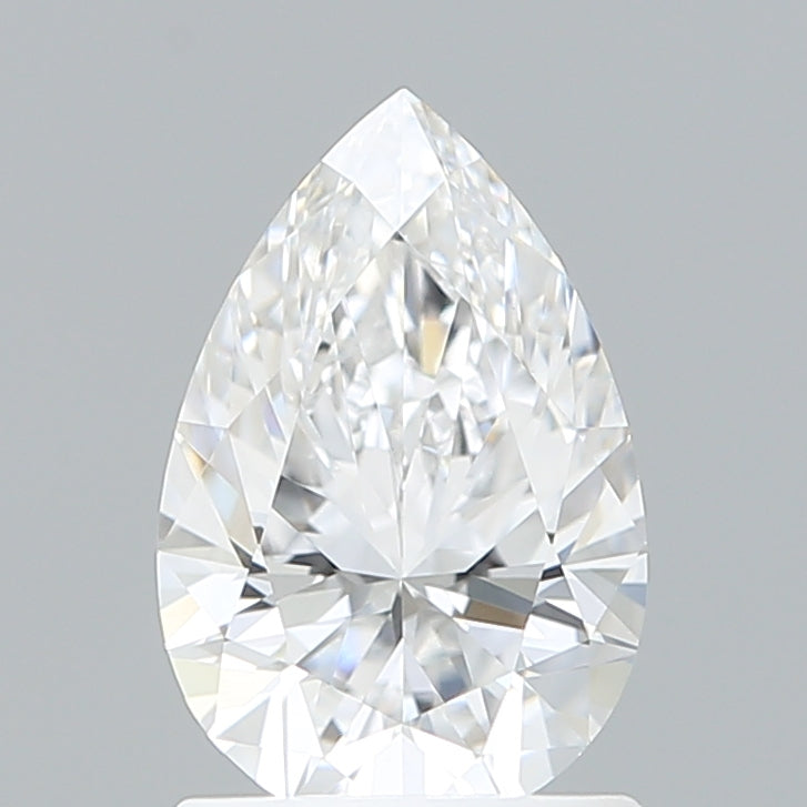 1.35 Carat Pear Shaped, Ideal Cut, D Color, VVS2 Clarity, IGI Certified Lab Grown Diamond