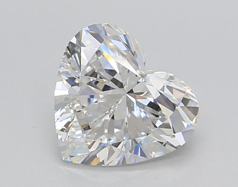 1.46 Carat Heart Shaped, Very Good Cut, D Color, VS1 Clarity, IGI Certified Lab Grown Diamond