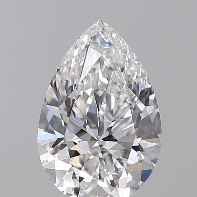 1.51 Carat Pear Shaped, Ideal Cut, D Color, VVS2 Clarity, GIA Certified Lab Grown Diamond