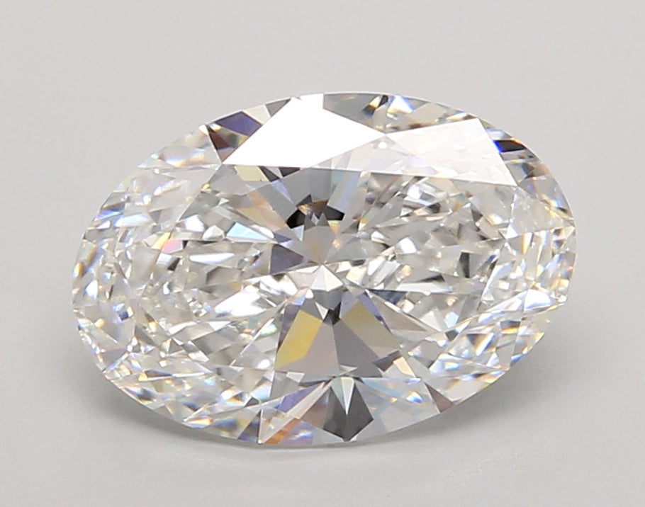 3.05 Carat Oval Shaped, Ideal Cut, E Color, VS1 Clarity, IGI Certified Lab Grown Diamond