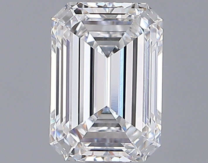 1.54 Carat Emerald Shaped, Ideal Cut, E Color, VVS1 Clarity, IGI Certified Lab Grown Diamond