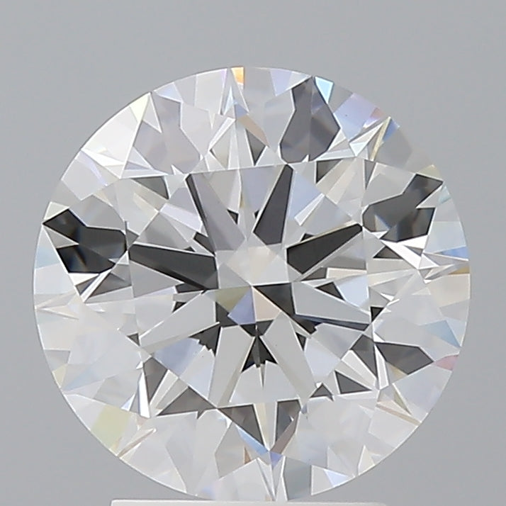 3.08 Carat Round Shaped, Ideal Cut, E Color, VVS2 Clarity, IGI Certified Lab Grown Diamond