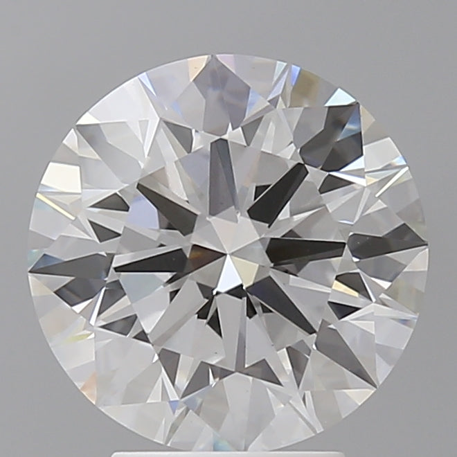 4.04 Carat Round Shaped, Ideal Cut, E Color, VVS2 Clarity, IGI Certified Lab Grown Diamond