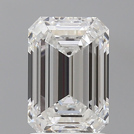 2.10 Carat Emerald Shaped, Ideal Cut, D Color, VVS2 Clarity, IGI Certified Lab Grown Diamond