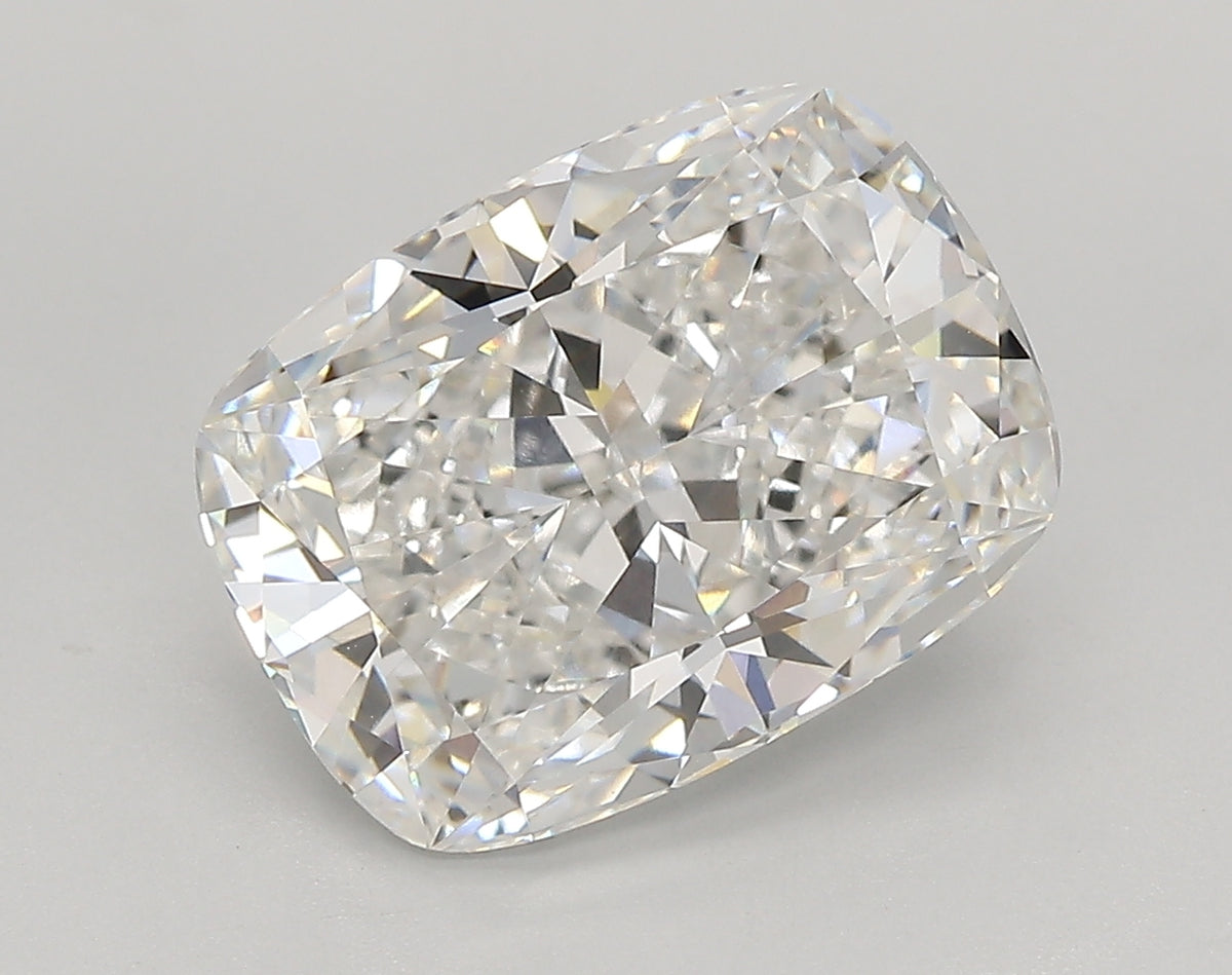 4.29 Carat Cushion Shaped, Very Good Cut, F Color, VVS1 Clarity, IGI Certified Lab Grown Diamond