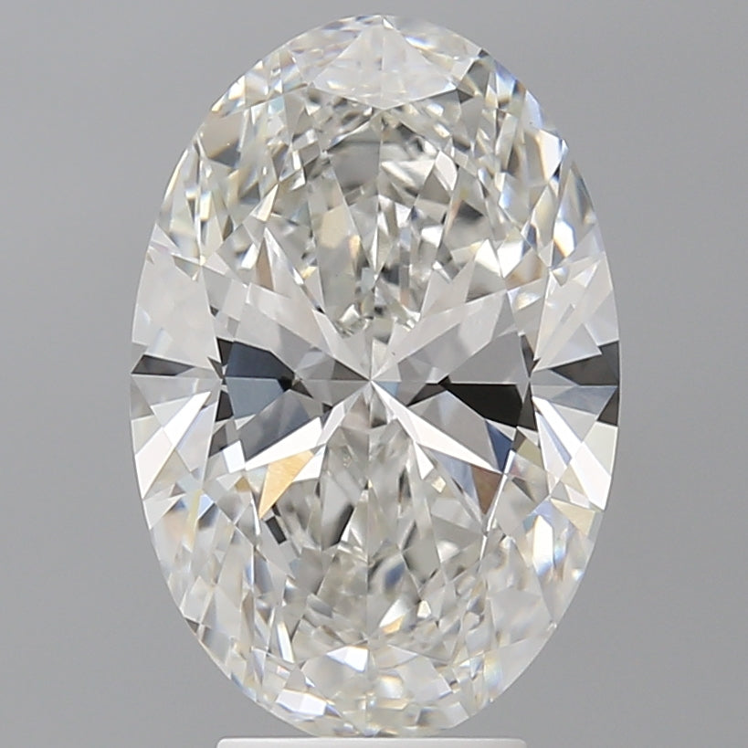 4.60 Carat Oval Shaped, Ideal Cut, F Color, VVS2 Clarity, IGI Certified Lab Grown Diamond