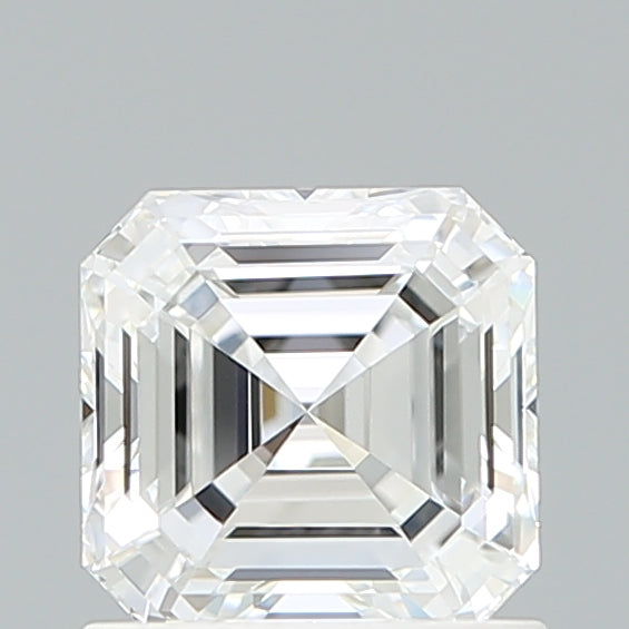 1.04 Carat Asscher Shaped, Ideal Cut, E Color, VVS2 Clarity, IGI Certified Lab Grown Diamond