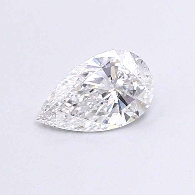 0.55 Carat Pear Shaped, Very Good Cut, E Color, VS1 Clarity, IGI Certified Lab Grown Diamond