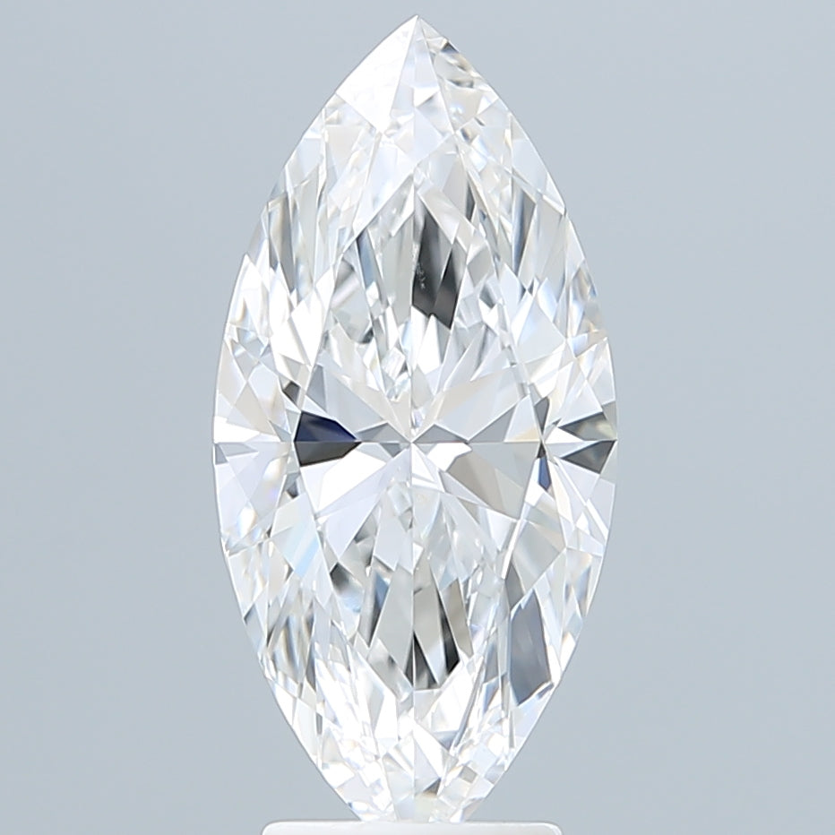 3.80 Carat Marquise Shaped, Ideal Cut, E Color, VVS1 Clarity, IGI Certified Lab Grown Diamond