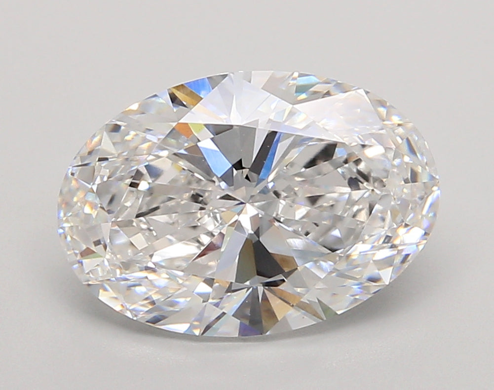 4.02 Carat Oval Shaped, Ideal Cut, D Color, VS1 Clarity, IGI Certified Lab Grown Diamond