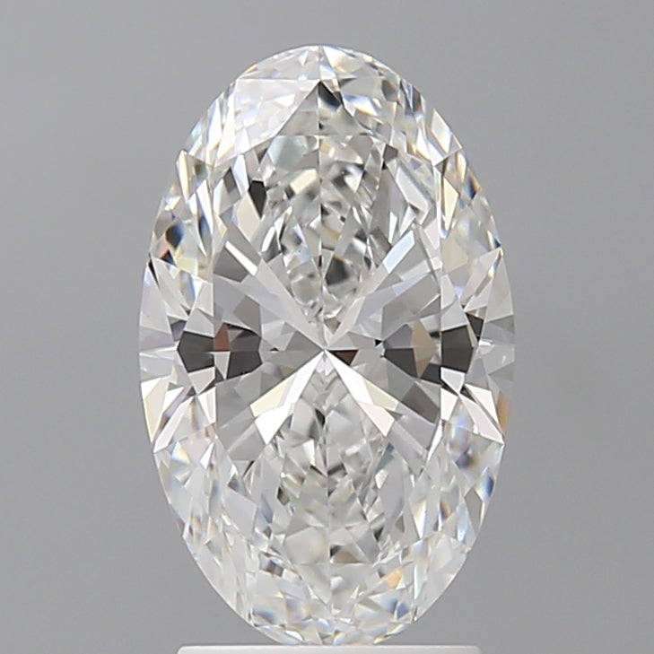 2.52 Carat Oval Shaped, Ideal Cut, E Color, VVS2 Clarity, IGI Certified Lab Grown Diamond