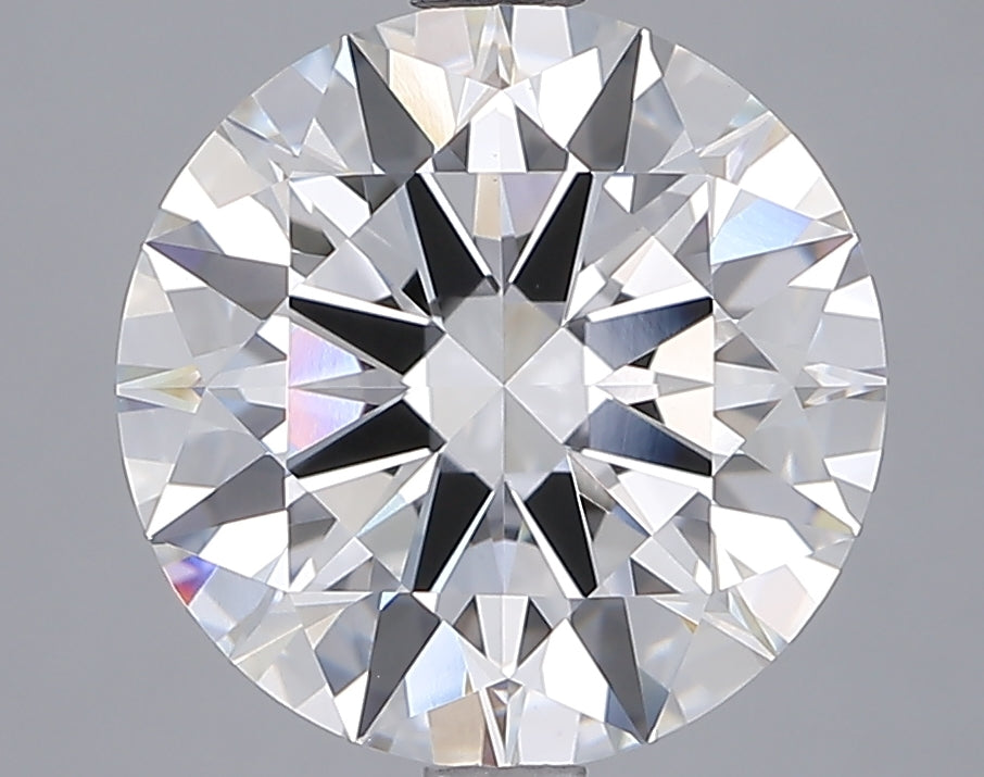3.91 Carat Round Shaped, Ideal Cut, F Color, VVS2 Clarity, IGI Certified Lab Grown Diamond