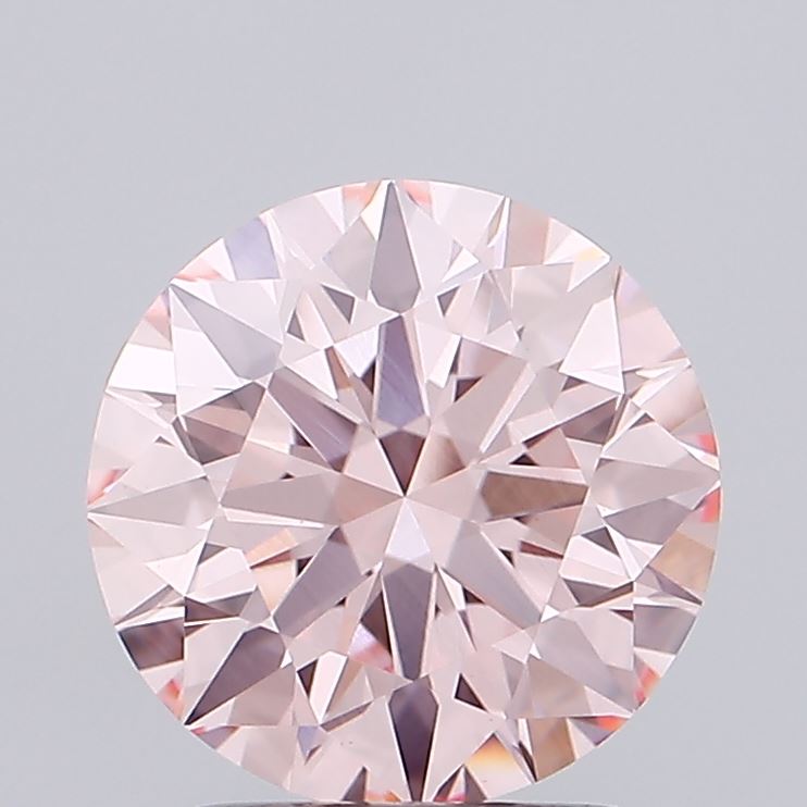 2.05 Carat Round Shaped, Ideal Cut, VVS2 Clarity, IGI Certified Lab Grown Diamond