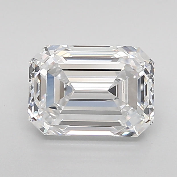 1.73 Carat Emerald Shaped, Ideal Cut, E Color, VS1 Clarity, IGI Certified Lab Grown Diamond