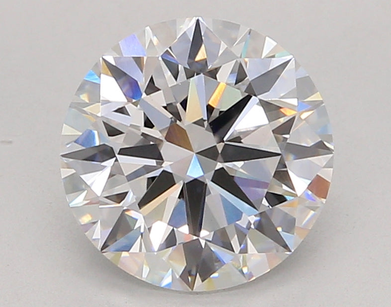 3.01 Carat Round Shaped, Ideal Cut, D Color, VVS2 Clarity, IGI Certified Lab Grown Diamond