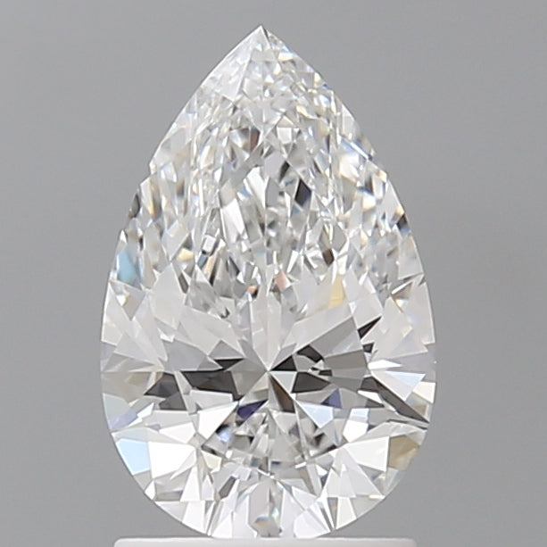 1.58 Carat Pear Shaped, Ideal Cut, E Color, VVS2 Clarity, IGI Certified Lab Grown Diamond