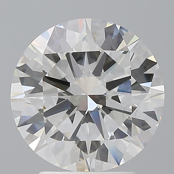 3.00 Carat Round Shaped, Excellent Cut, E Color, VS1 Clarity, IGI Certified Lab Grown Diamond