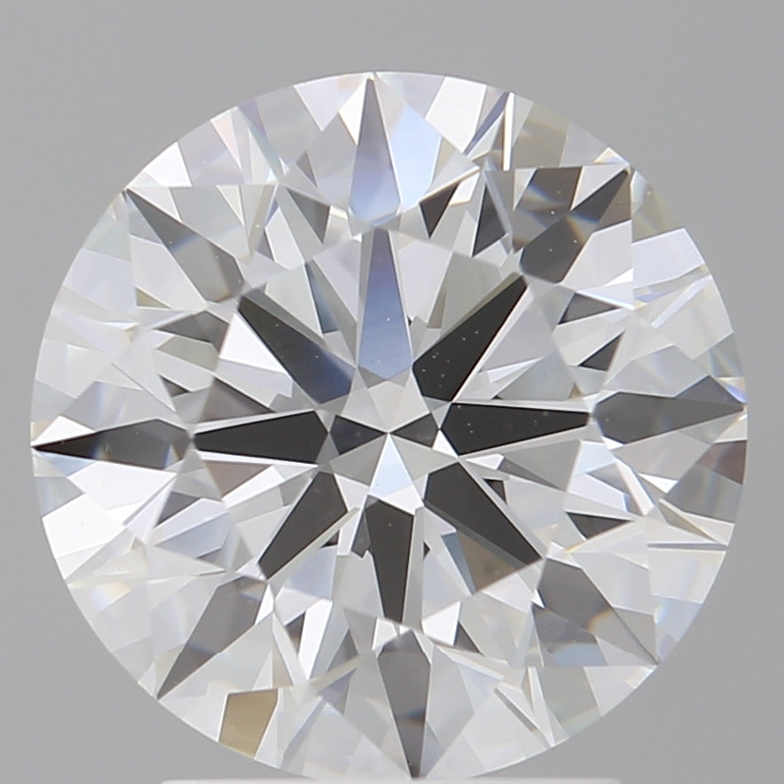 3.07 Carat Round Shaped, Ideal Cut, E Color, VVS2 Clarity, IGI Certified Lab Grown Diamond