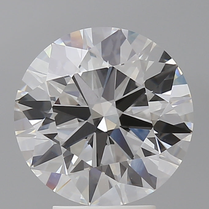 4.10 Carat Round Shaped, Ideal Cut, E Color, VVS2 Clarity, IGI Certified Lab Grown Diamond
