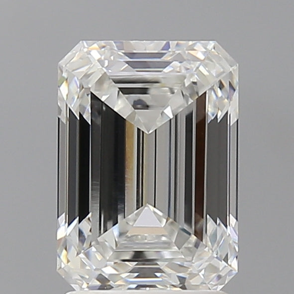 2.45 Carat Emerald Shaped, Ideal Cut, E Color, VVS2 Clarity, IGI Certified Lab Grown Diamond