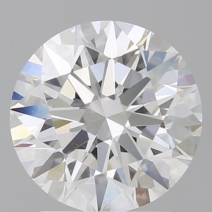 2.50 Carat Round Shaped, Excellent Cut, E Color, VVS2 Clarity, IGI Certified Lab Grown Diamond
