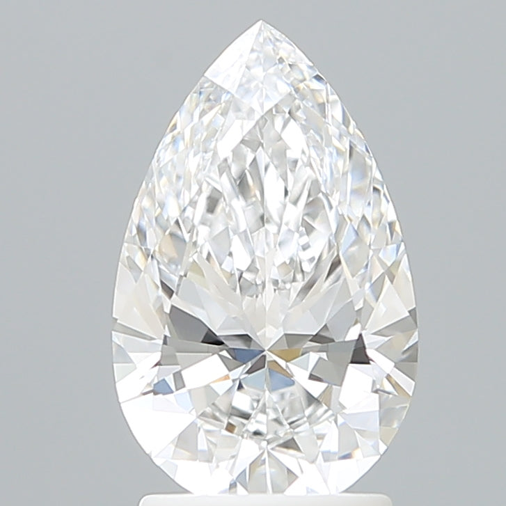 2.12 Carat Pear Shaped, Ideal Cut, D Color, VVS2 Clarity, IGI Certified Lab Grown Diamond