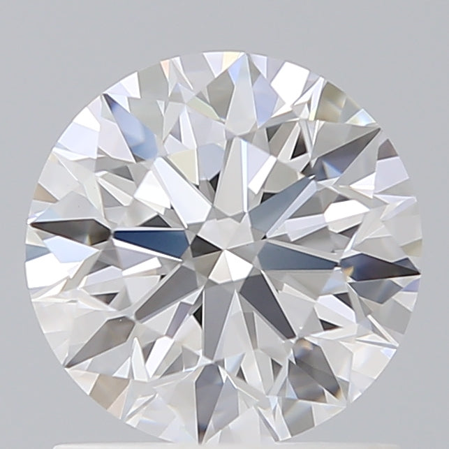 1.23 Carat Round Shaped, Ideal Cut, D Color, VS1 Clarity, IGI Certified Lab Grown Diamond