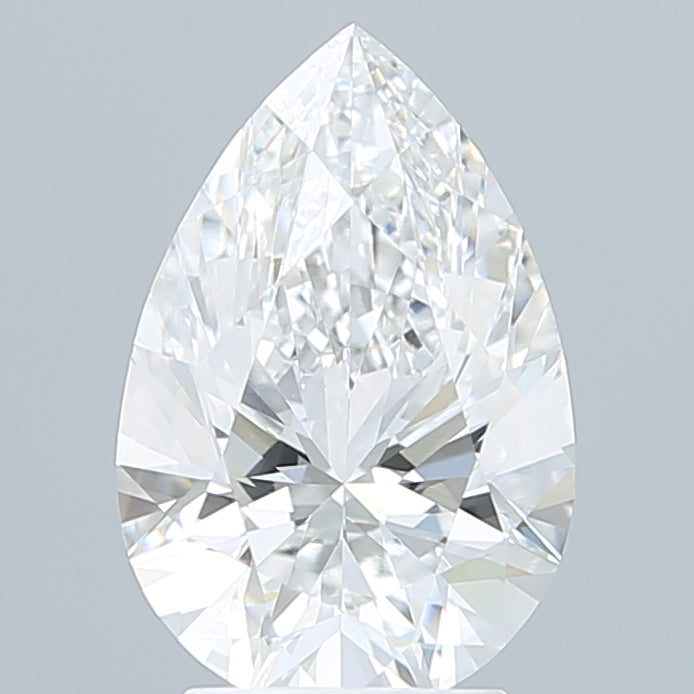 3.00 Carat Pear Shaped, Excellent Cut, E Color, VVS2 Clarity, IGI Certified Lab Grown Diamond