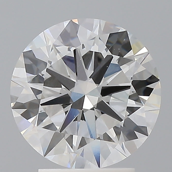 3.03 Carat Round Shaped, Excellent Cut, E Color, VVS2 Clarity, IGI Certified Lab Grown Diamond